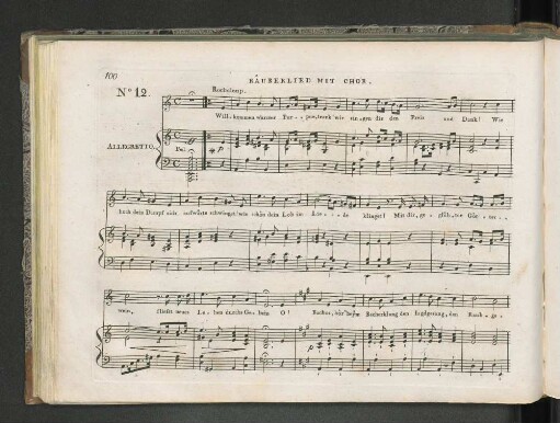 No. 12. Räuberlied mit Chor.