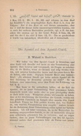 214-223 Die Apostel auf dem Apostel-Concil