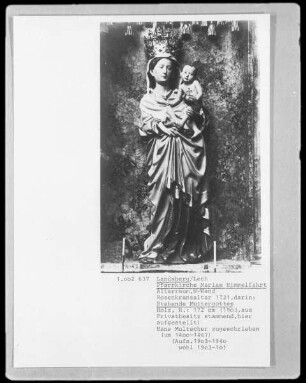 Madonnenfigur vom Rosenkranzaltar