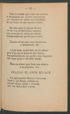 Cuando el amor renace