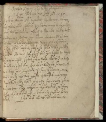 Ansprache der Königin Elisabeth an die Gesandtschaft des Polnischen Königs 1597