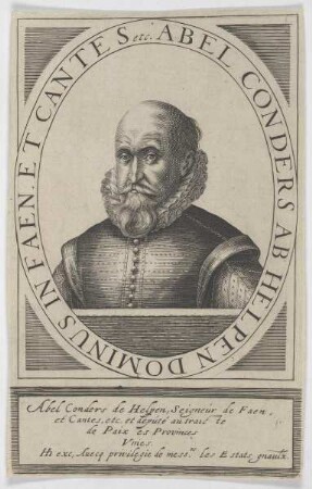 Bildnis des Abel Conders ab Helpen