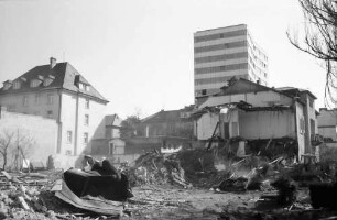 Freiburg: Abbruch des zweiten Hauses Bismarckallee