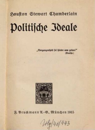Politische Ideale