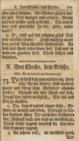 X. Von Christo, dem Erlöser