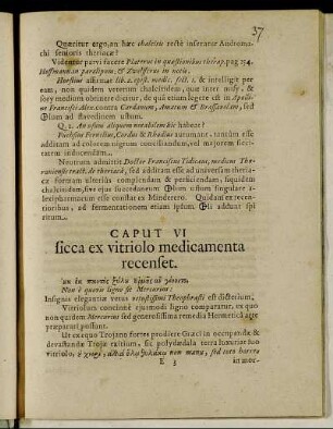 Caput VI. - Caput VIII.
