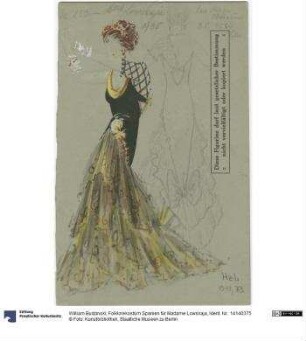 Folklorekostüm Spanien für Madame Lowskaja