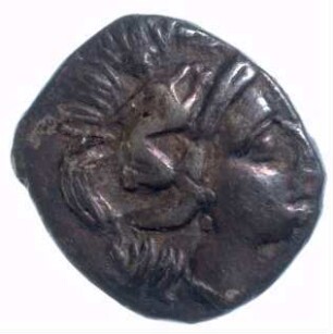 Münze, 2 Oboli, ca. 432 - 380 v. Chr.