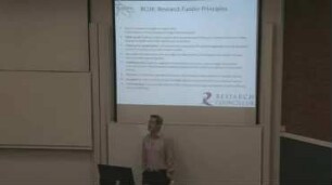 II. Improving the management of experimental data: Research data management and UK funding policies