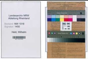 Entnazifizierung Wilhelm Held , geb. 24.03.1901 (Architekt)