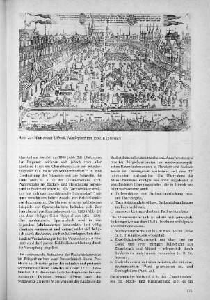 Abb. 21: Hansestadt Lübeck, Marktplatz um 1580, Kupferstich.