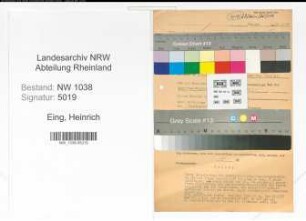 Entnazifizierung Heinrich Eing , geb. 24.01.1906 (Lehrer)