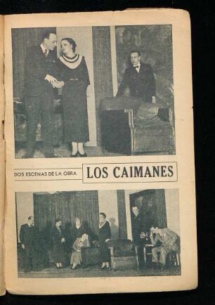 Dos escenas de la obra Los Caimanes [Fotos]