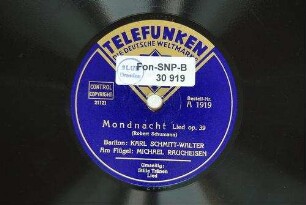 Mondnacht : Lied op. 39 / (Robert Schumann)