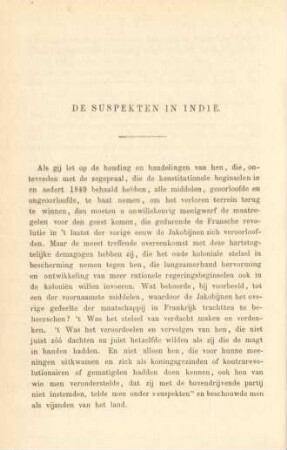 De suspekten en Indie