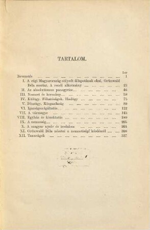 A régi magyar nemes : észrevételek Grünwald Béla "A régi Magyarország" czimű munkájára