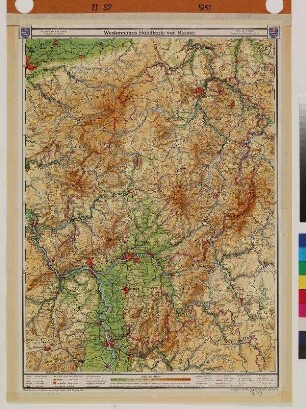 Karte von Hessen