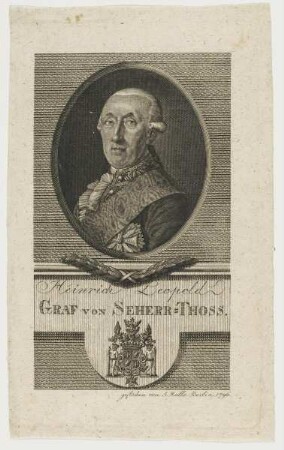 Bildnis des Heinrich Leopold von Seherr=Thoss