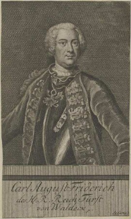 Bildnis von Carl August Friderich von Waldeck