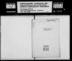 Oppenheimer, Leopold Privatmann in Lampertheim Bewerber: Georg Schröder, Kupferschmied Eheleute in Mannheim-Sandhofen Lagerbuch-Nr. 31148 Mannheim