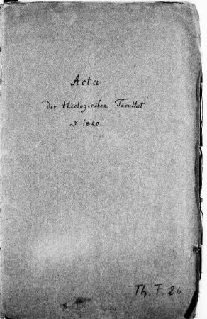 Dekanat Carl August T. Vogt