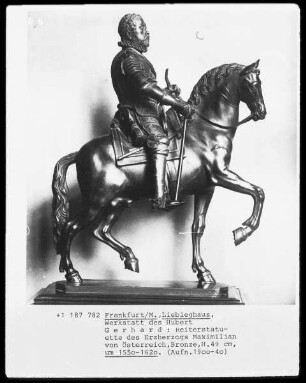 Reiterstatuette des Erzherzogs Maximillian von Österreich