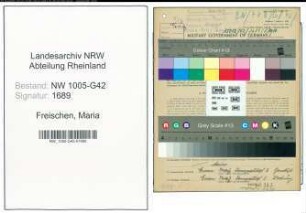 Entnazifizierung Maria Freischen , geb. 01.05.1912 (Friseuse)