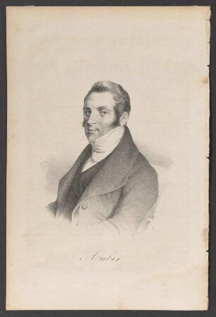 Porträt Daniel-François-Esprit Auber (1782-1871)