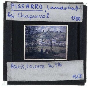 Pissarro, Landschaft bei Chaponval