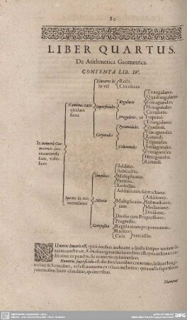 Liber Quartus. De Arithmetica Geometrica.