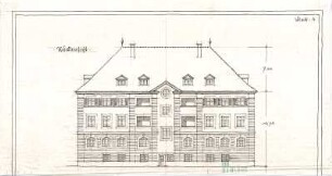 Fischer, Theodor; Schweinfurt (Bayern); Basaltwerke, Verwaltungs-Gebäude - Ansicht