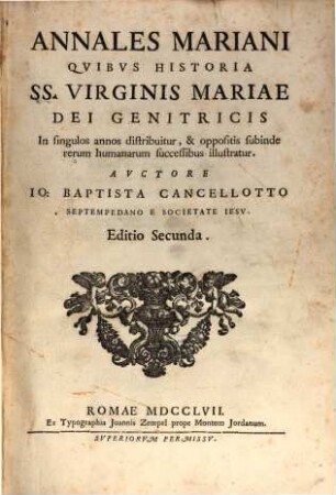 Annales Mariani