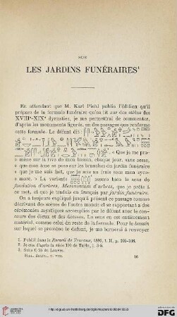 Sur les jardins funéraires