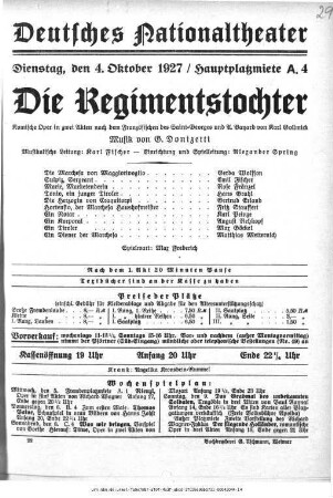 Die Regimentstochter