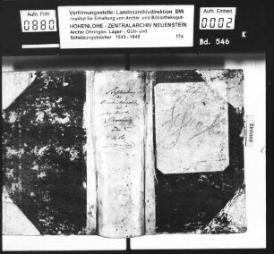 Jurisdiktionalien der Ämter Schrozberg (Schrozberg, Zell, Könbronn, Krailshausen, Sigisweiler und Kälberbach) und Lindlein (Lindlein, Naicha, Schmalfelden, Großbärenweiler, Speckheim, Kreuzfeld, Reupoldsrot, Alkertshausen, Simmetshausen und Wittenweiler), beschrieben durch Philipp Dietrich Sutorius zu Schwäbisch Hall (Konzept).