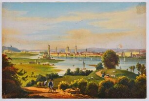 Blick vom Babelsberg auf Potsdam