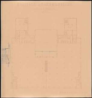 Warenhaus Tietz, Breslau: Grundriss 1.OG 1:100