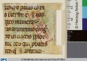 Liturgisches Textfragment