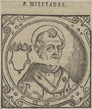 Bildnis von Papst Miltiades