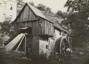 Brettschneidemühle im Loschwitzgrund : Dresden-Loschwitz. Hänsels Brettschneidemühle im Loschwitzgrund.