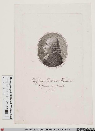 Bildnis Wolfgang Baptista Kraemer