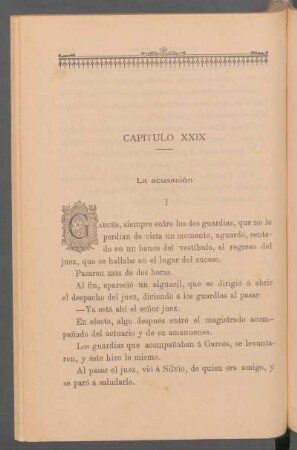Capítulo XXIX - La acusación