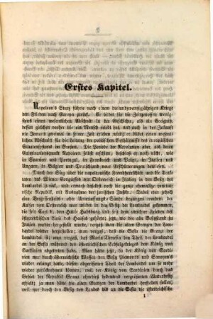 Der Feldzug der kaiserl. königl. österreichischen Armee unter Anführung des Feldmarschalls Grafen Radetzky in Italien in den Jahren 1848 und 1849. 1