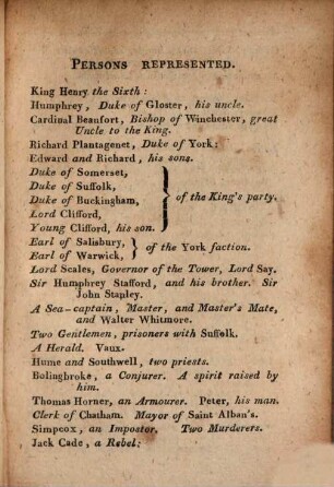 The Plays of William Shakspeare, 11. King Henry VI. P. 2 - P. 3. - 382 S.