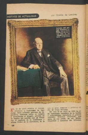 El caballero de la Jarretiera : Motivos de actualidad