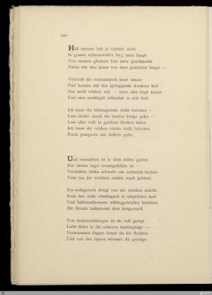 Hüll meinen leib in violette seide