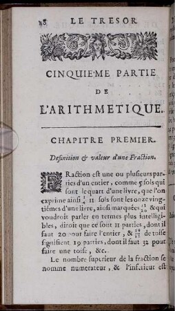Cinquième Partie.