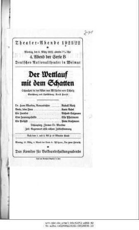 Der Wettlauf mit dem Schatten