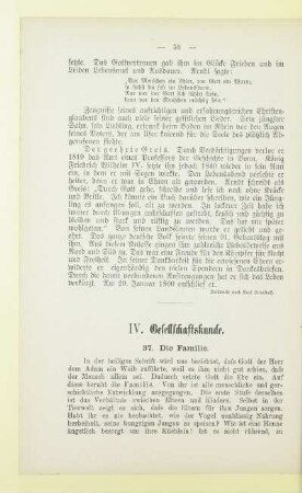 IV. Gesellschaftskunde