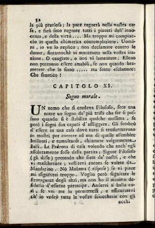 Capitolo XI. Sogno morale. - Capitolo XV. Scioglimento.